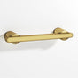 Colonial Bronze - 5'' center-to-center, 6.25'' overall, 0.375 x 0.25'' Rectangular Cabinet Pull partially encapsulated by round posts hand finished in Antique Bronze and Antique Bronze - Antique Bronze,Antique Bronze