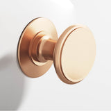 Colonial Bronze - 1.25'' diameter Round Cabinet Knob, Back-to-Back Shower Door Knob Kit hand finished in Satin Bronze - Satin Bronze
