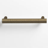 Colonial Bronze - 6'' center-to-center, 6.75'' overall, 0.5'' diameter Round Cabinet Pull, Door Pull with straight posts hand finished in Distressed Oil Rubbed Bronze and Distressed Oil Rubbed Bronze - Distressed Oil Rubbed Bronze,Distressed Oil Rubbed Bronze
