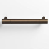Colonial Bronze - 4'' center-to-center, 4.75'' overall, 0.5'' diameter Round Cabinet Pull with straight posts hand finished in Heritage Bronze and Heritage Bronze - Heritage Bronze,Heritage Bronze
