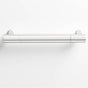 Colonial Bronze - 5'' center-to-center, 5.75'' overall, 0.5'' diameter Round Cabinet Pull with straight posts hand finished in Polished Nickel and Polished Nickel - Polished Nickel,Polished Nickel