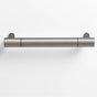 Colonial Bronze - 0.625'' diameter custom length Round Pull with straight posts hand finished in Pewter and Pewter - Pewter,Pewter