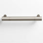 Colonial Bronze - 0.5'' diameter custom length Round Pull with straight posts hand finished in Matte Pewter and Matte Pewter - Matte Pewter,Matte Pewter