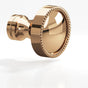 Colonial Bronze - 1.25'' diameter Round, beaded Cabinet Knob, Back-to-Back Shower Door Knob Kit hand finished in Polished Bronze and Polished Bronze - Polished Bronze,Polished Bronze
