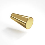 Colonial Bronze - 0.5625'' diameter Round, tapered Cabinet Knob hand finished in Antique Bronze - Antique Bronze