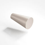 Colonial Bronze - 0.5625'' diameter Round, tapered Cabinet Knob hand finished in Matte Satin Nickel - Matte Satin Nickel