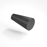 Colonial Bronze - 0.5625'' diameter Round, tapered Cabinet Knob hand finished in Matte Graphite - Matte Graphite