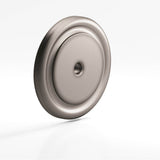 Colonial Bronze - 1.5'' diameter Round, grooved Backplate for use with 1/4-20 screw hand finished in Pewter - Pewter
