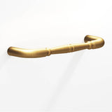 Colonial Bronze - 10'' center-to-center, 10.75'' overall, 0.75'' diameter Detailed wire Cabinet Pull, Appliance Pull, Door Pull, Shower Door Pull with beads hand finished in Weathered Brass - Weathered Brass
