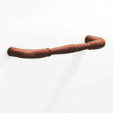 Colonial Bronze - 10'' center-to-center, 10.75'' overall, 0.75'' diameter Detailed wire Cabinet Pull, Appliance Pull, Door Pull, Shower Door Pull with beads hand finished in Matte Antique Copper - Matte Antique Copper