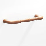 Colonial Bronze - 8'' center-to-center, 8.75'' overall, 0.75'' diameter Detailed wire Cabinet Pull, Appliance Pull, Door Pull, Shower Door Pull with beads hand finished in Distressed Antique Copper - Distressed Antique Copper