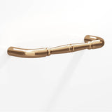 Colonial Bronze - 10'' center-to-center, 10.75'' overall, 0.75'' diameter Detailed wire Cabinet Pull, Appliance Pull, Door Pull, Shower Door Pull with beads hand finished in Polished Bronze - Polished Bronze