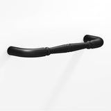 Colonial Bronze - 10'' center-to-center, 10.75'' overall, 0.75'' diameter Detailed wire Cabinet Pull, Appliance Pull, Door Pull, Shower Door Pull with beads hand finished in Matte Satin Black - Matte Satin Black