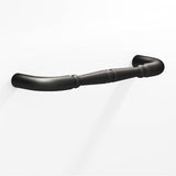 Colonial Bronze - 6'' center-to-center, 6.75'' overall, 0.75'' diameter Detailed wire Cabinet Pull, Appliance Pull, Door Pull, Shower Door Pull with beads hand finished in Frost Black - Frost Black