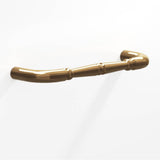 Colonial Bronze - 10'' center-to-center, 10.75'' overall, 0.75'' diameter Detailed wire Cabinet Pull, Appliance Pull, Door Pull, Shower Door Pull with beads hand finished in Light Statuary Bronze - Light Statuary Bronze