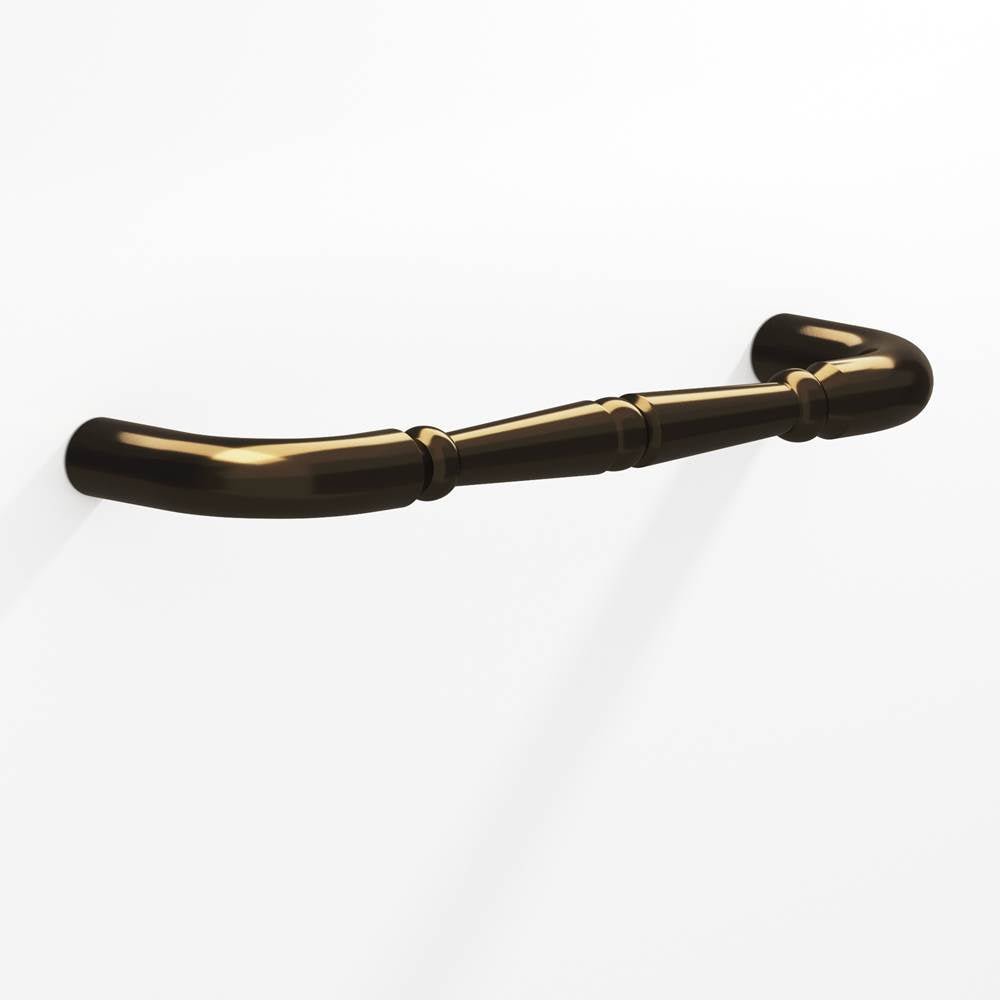 Colonial Bronze - 8'' center-to-center, 8.75'' overall, 0.75'' diameter Detailed wire Cabinet Pull, Appliance Pull, Door Pull, Shower Door Pull with beads hand finished in Oil Rubbed Bronze - Oil Rubbed Bronze