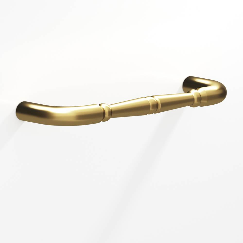 Colonial Bronze - 10'' center-to-center, 10.75'' overall, 0.75'' diameter Detailed wire Cabinet Pull, Appliance Pull, Door Pull, Shower Door Pull with beads hand finished in Satin Brass - Satin Brass