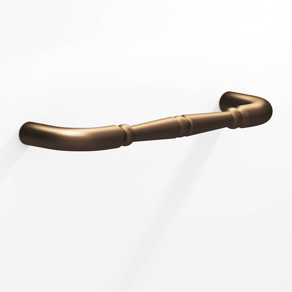 Colonial Bronze - 8'' center-to-center, 8.75'' overall, 0.75'' diameter Detailed wire Cabinet Pull, Appliance Pull, Door Pull, Shower Door Pull with beads hand finished in Matte Oil Rubbed Bronze - Matte Oil Rubbed Bronze