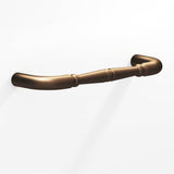 Colonial Bronze - 18'' center-to-center, 18.75'' overall, 0.75'' diameter Detailed wire Appliance Pull, Door Pull, Shower Door Pull with beads hand finished in Matte Oil Rubbed Bronze - Matte Oil Rubbed Bronze