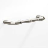 Colonial Bronze - 10'' center-to-center, 10.75'' overall, 0.75'' diameter Detailed wire Cabinet Pull, Appliance Pull, Door Pull, Shower Door Pull with beads hand finished in Nickel Stainless - Nickel Stainless