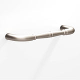 Colonial Bronze - 6'' center-to-center, 6.75'' overall, 0.75'' diameter Detailed wire Cabinet Pull, Appliance Pull, Door Pull, Shower Door Pull with beads hand finished in Matte Satin Nickel - Matte Satin Nickel