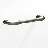 Colonial Bronze - 18'' center-to-center, 18.75'' overall, 0.75'' diameter Detailed wire Appliance Pull, Door Pull, Shower Door Pull with beads hand finished in Matte Pewter - Matte Pewter