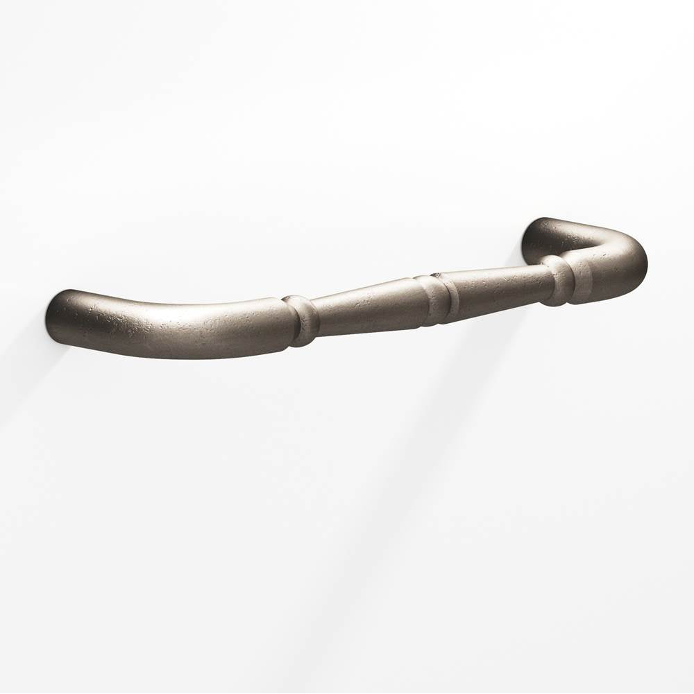 Colonial Bronze - 6'' center-to-center, 6.75'' overall, 0.75'' diameter Detailed wire Cabinet Pull, Appliance Pull, Door Pull, Shower Door Pull with beads hand finished in Distressed Pewter - Distressed Pewter