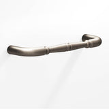 Colonial Bronze - 8'' center-to-center, 8.75'' overall, 0.75'' diameter Detailed wire Cabinet Pull, Appliance Pull, Door Pull, Shower Door Pull with beads hand finished in Distressed Pewter - Distressed Pewter