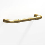 Colonial Bronze - 18'' center-to-center, 18.75'' overall, 0.75'' diameter Detailed wire Appliance Pull, Door Pull, Shower Door Pull with beads hand finished in Antique Brass - Antique Brass