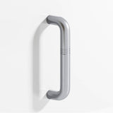 Colonial Bronze - 0.5'' diameter custom length Grooved wire Pull hand finished in Satin Chrome - Satin Chrome