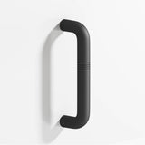 Colonial Bronze - 6'' center-to-center, 6.75'' overall, 0.75'' diameter Grooved wire Cabinet Pull, Door Pull, Shower Door Pull hand finished in Matte Graphite - Matte Graphite