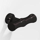 Colonial Bronze - 1.75'' overall, 0.5'' diameter Bamboo, T Cabinet Knob with flared post hand finished in Satin Black - Satin Black