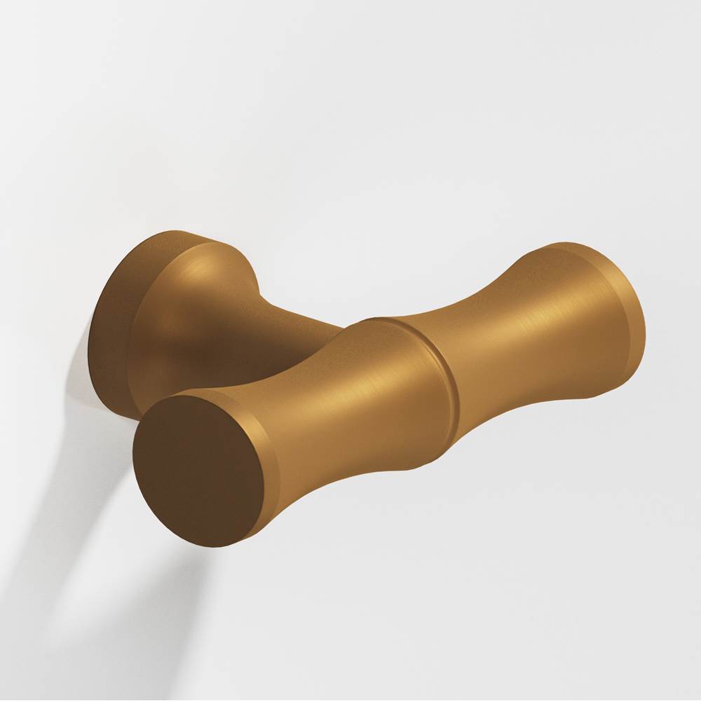Colonial Bronze - 1.75'' overall, 0.5'' diameter Bamboo, T Cabinet Knob with flared post hand finished in Matte Light Statuary Bronze - Matte Light Statuary Bronze