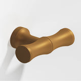 Colonial Bronze - 1.75'' overall, 0.5'' diameter Bamboo, T Cabinet Knob with flared post hand finished in Matte Light Statuary Bronze - Matte Light Statuary Bronze