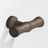 Colonial Bronze - 1.75'' overall, 0.5'' diameter Bamboo, T Cabinet Knob with flared post hand finished in Distressed Pewter - Distressed Pewter