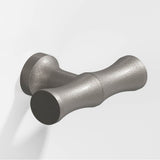 Colonial Bronze - 1.75'' overall, 0.5'' diameter Bamboo, T Cabinet Knob with flared post hand finished in Frost Nickel - Frost Nickel