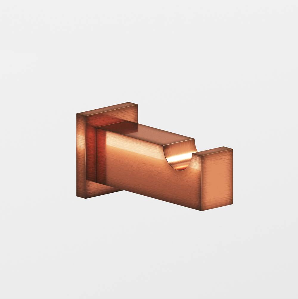 Colonial Bronze - 0.75 x 1'' Rectangular Hook hand finished in Antique Copper and Antique Copper - Antique Copper,Antique Copper