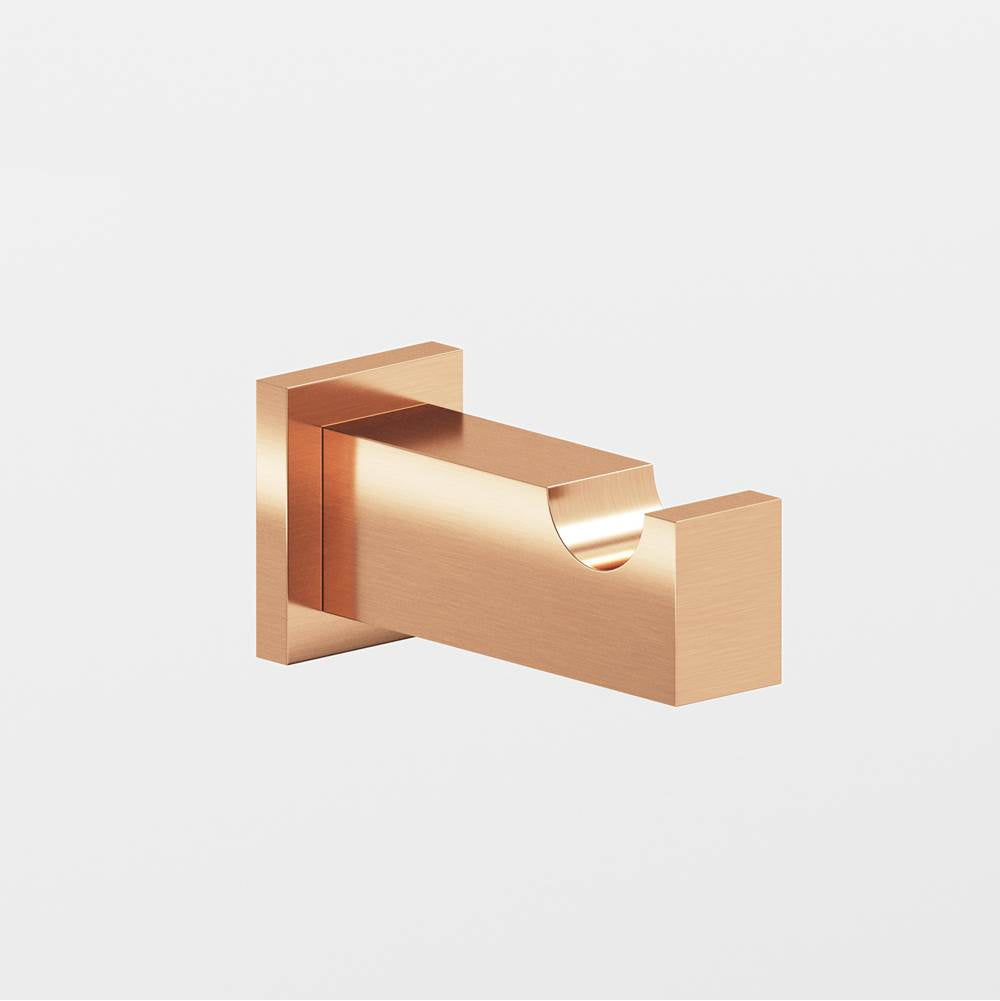 Colonial Bronze - 0.75 x 1'' Rectangular Hook hand finished in Satin Bronze and Satin Bronze - Satin Bronze,Satin Bronze