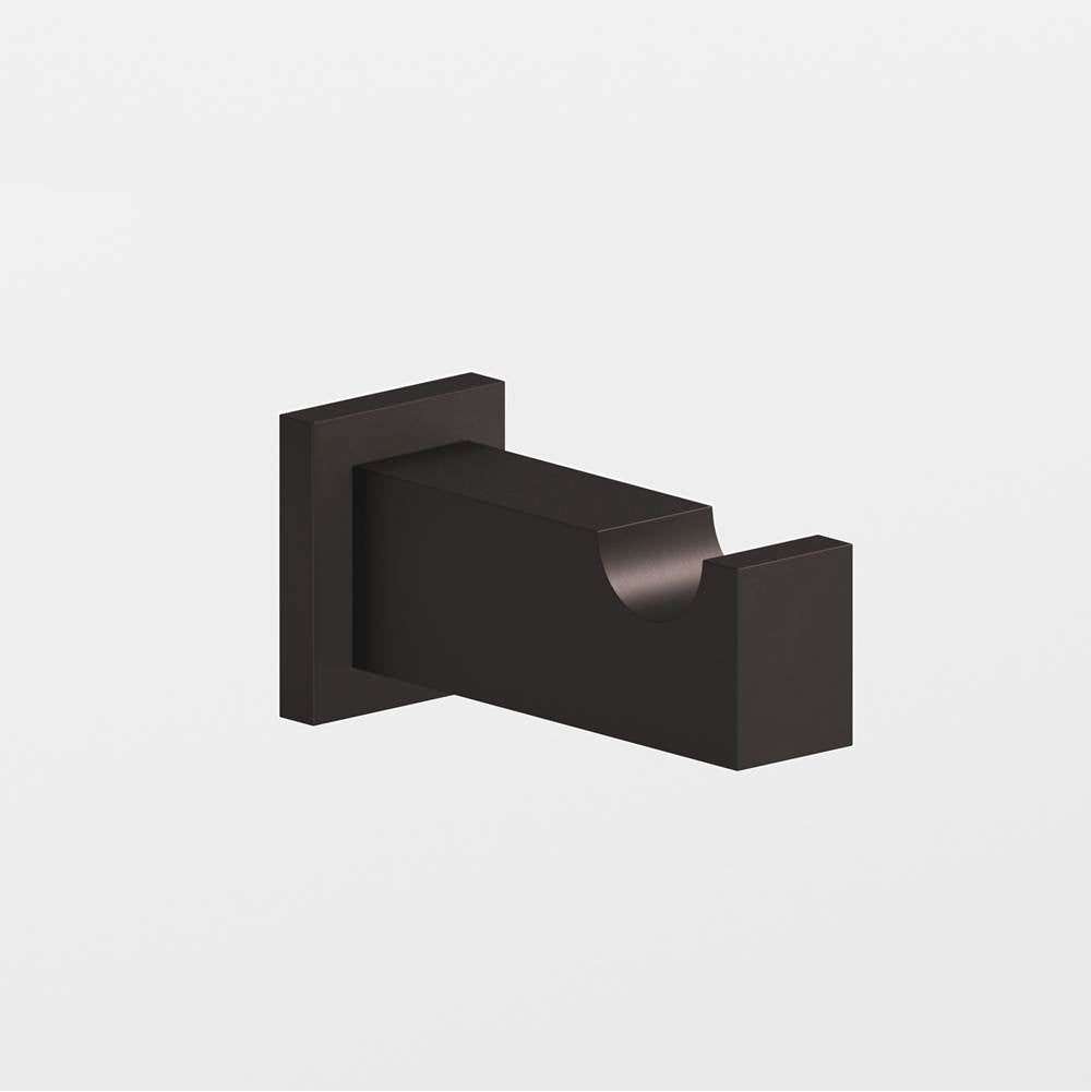 Colonial Bronze - 0.75 x 1'' Rectangular Hook hand finished in Matte Dark Statuary Bronze and Matte Dark Statuary Bronze - Matte Dark Statuary Bronze,Matte Dark Statuary Bronze