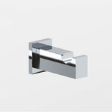 Colonial Bronze - 0.75 x 1'' Rectangular Hook hand finished in Polished Chrome and Polished Chrome - Polished Chrome,Polished Chrome