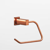Colonial Bronze - 0.75 x 1'' diameter Left-handed Rectangular, single-arm Paper Holder hand finished in Antique Copper and Antique Copper - Antique Copper,Antique Copper