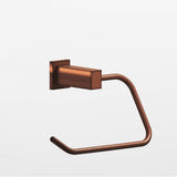 Colonial Bronze - 0.75 x 1'' diameter Right-handed Rectangular, single-arm Paper Holder hand finished in Matte Antique Copper and Matte Antique Copper - Matte Antique Copper,Matte Antique Copper
