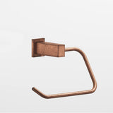 Colonial Bronze - 0.75 x 1'' diameter Left-handed Rectangular, single-arm Paper Holder hand finished in Distressed Antique Copper and Distressed Antique Copper - Distressed Antique Copper,Distressed Antique Copper