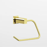 Colonial Bronze - 0.75 x 1'' diameter Right-handed Rectangular, single-arm Paper Holder hand finished in Unlacquered Polished Brass and Unlacquered Polished Brass - Unlacquered Polished Brass,Unlacquered Polished Brass