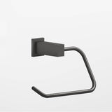 Colonial Bronze - 0.75 x 1'' diameter Right-handed Rectangular, single-arm Paper Holder hand finished in Distressed Satin Black and Distressed Satin Black - Distressed Satin Black,Distressed Satin Black