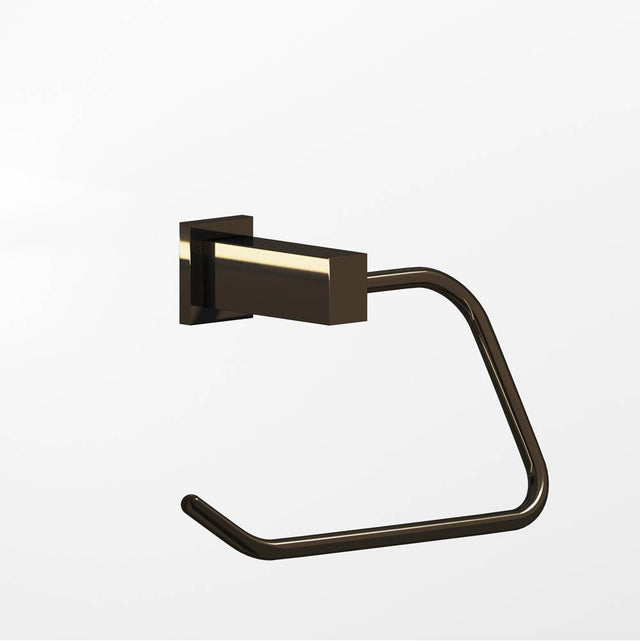 Colonial Bronze - 0.75 x 1'' diameter Right-handed Rectangular, single-arm Paper Holder hand finished in Oil Rubbed Bronze and Oil Rubbed Bronze - Oil Rubbed Bronze,Oil Rubbed Bronze