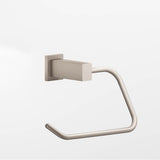 Colonial Bronze - 0.75 x 1'' diameter Left-handed Rectangular, single-arm Paper Holder hand finished in Matte Satin Nickel and Matte Satin Nickel - Matte Satin Nickel,Matte Satin Nickel