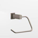 Colonial Bronze - 0.75 x 1'' diameter Left-handed Rectangular, single-arm Paper Holder hand finished in Matte Pewter and Matte Pewter - Matte Pewter,Matte Pewter