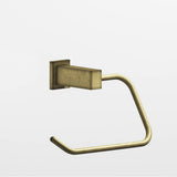 Colonial Bronze - 0.75 x 1'' diameter Left-handed Rectangular, single-arm Paper Holder hand finished in Distressed Antique Brass and Distressed Antique Brass - Distressed Antique Brass,Distressed Antique Brass