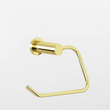 Colonial Bronze - 1'' diameter Right-handed Round, single-arm Paper Holder hand finished in Polished Brass and Polished Brass - Polished Brass,Polished Brass